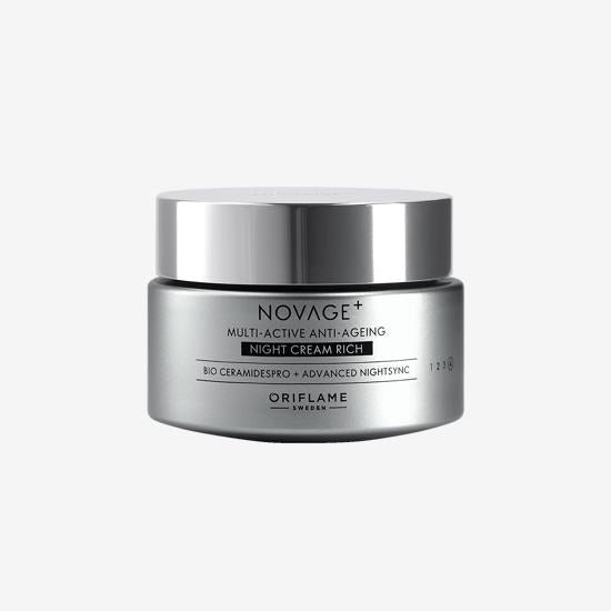 Novage+ Multi Active Anti Ageing Night Cream Rich Dry Skin Types