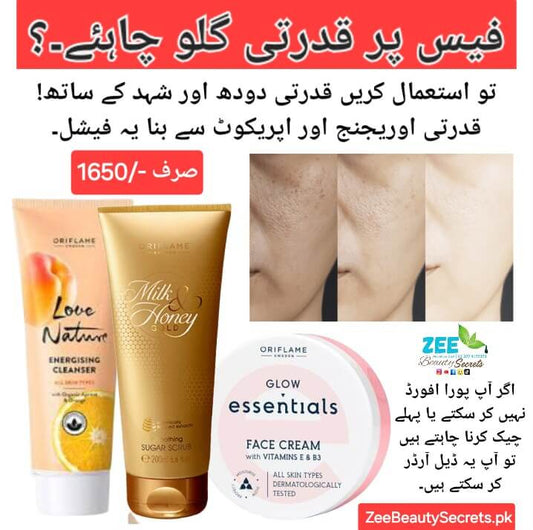 Organic Facial Set Dermatologically tested