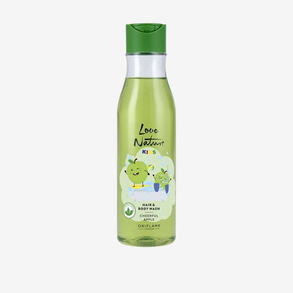 Love Nature Kids Hair & Body Wash Cheerful Apple 250ML