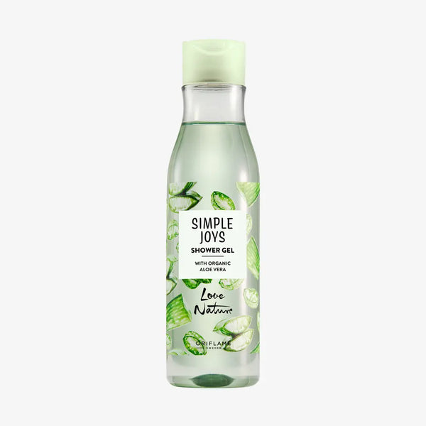 Oriflame Love Nature Simple Joys Shower Gel with Organic Aloe Vera 250ML