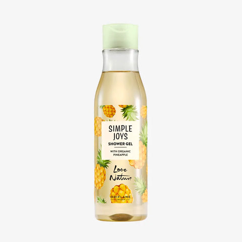 Oriflame Love Nature Simple Joys Shower Gel with Organic Pineapple 250ML