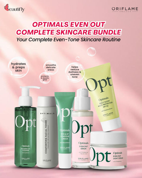 Opt Optimals Even Out Complete Skincare Bundle for Oily Skin Types