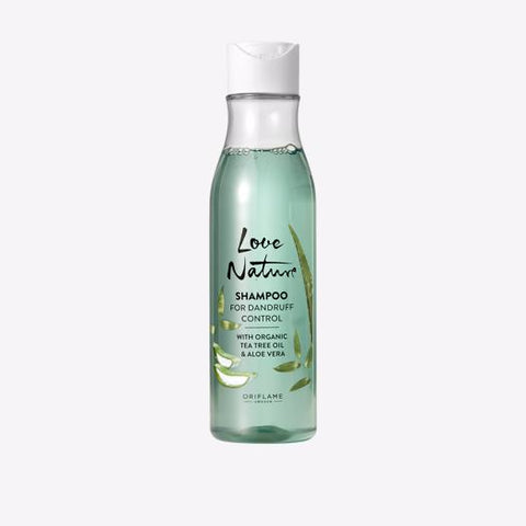 Love Nature Shampoo For Dandruff Control with Organic Tea Tree Oil Aloe Vera 250ML