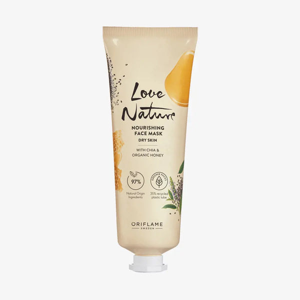 Oriflame Love Nature Nourishing Face Mask with chia & organic honey 75ML