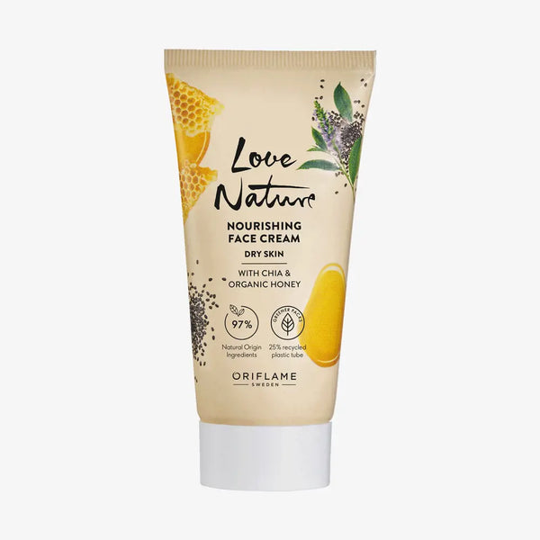Oriflame Love Nature Nourishing Face Cream with chia & organic honey 50 ML