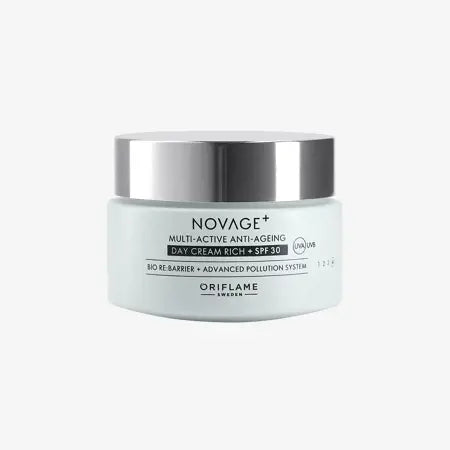 Novage+ Multi-Active Anti Ageing Day Cream Rich SPF 30 for Dry Skin Types