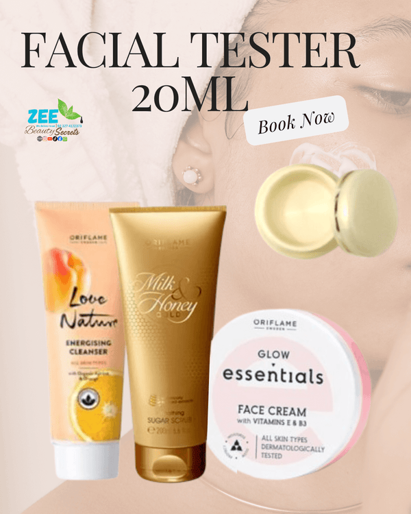 Facial Set Tester Dermatologically tested