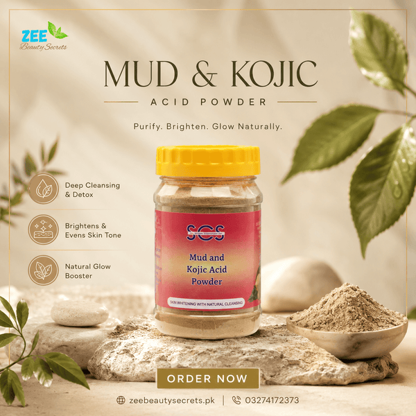 Mud & Kojic acid powder Dermatologically tested