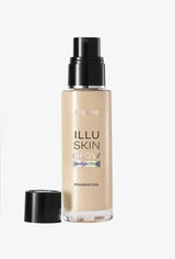 Illuskin Glow Reflective Foundation – 12 Hour Long Lasting Natural Glow | Sweat & Transfer Proof